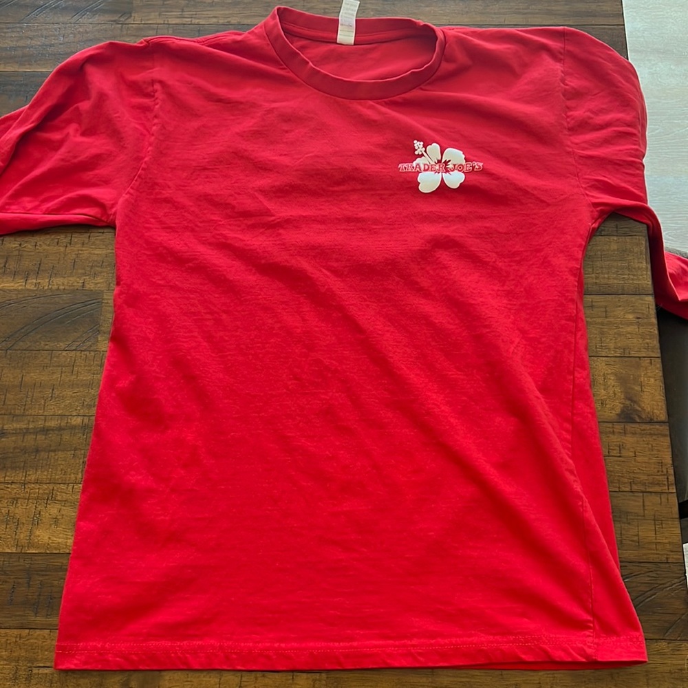 Trader Joe’s Large Red Long Sleeve Tee